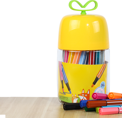 水彩笔与画笔 文具文化中的时间艺术